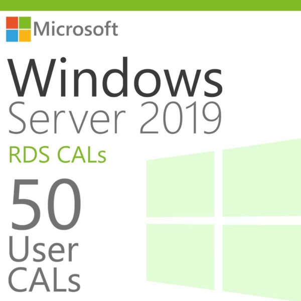 Windows Server 2019 Remote Desktop Services (RDS)–50 User CALL